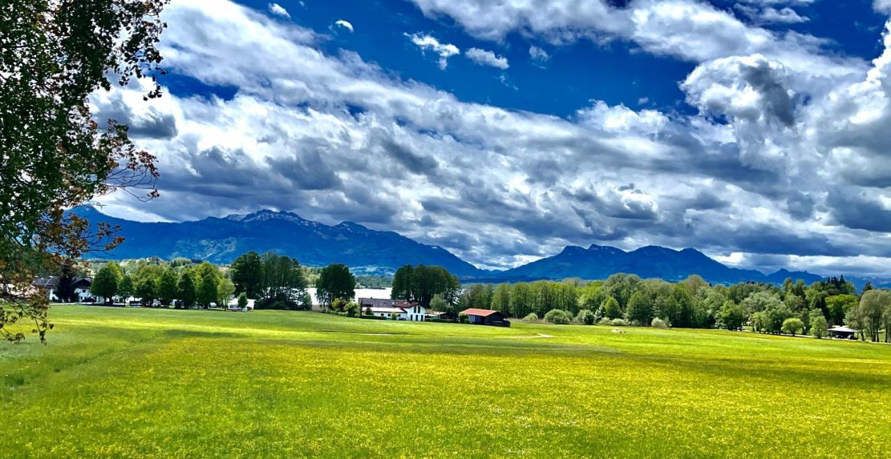 Ferienwohnung Chiemseealpenblick Breitbrunn am Chiemsee Ngoại thất bức ảnh